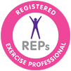 Registered Exercise Professional (REPs) logo